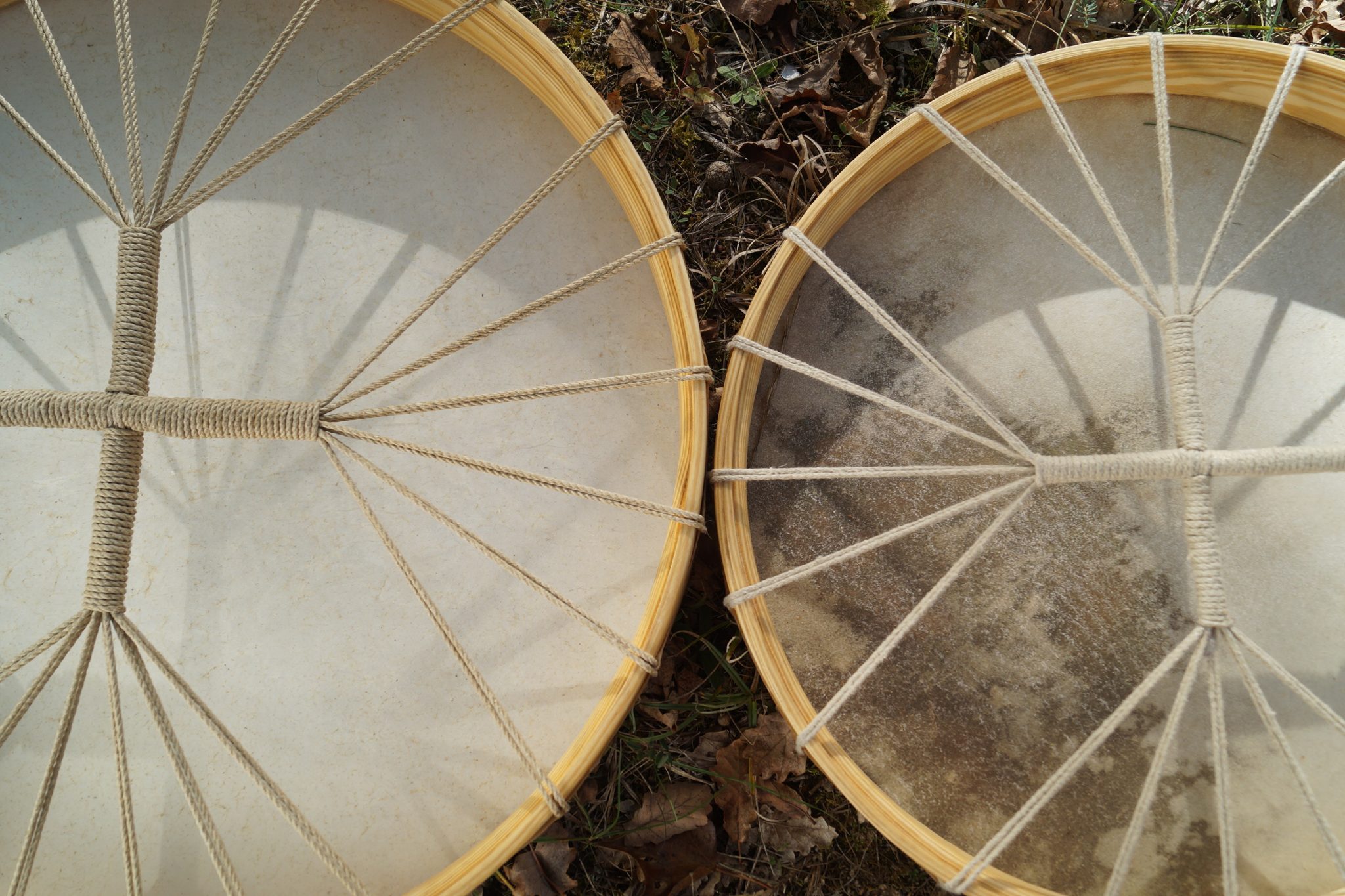 Tambour chamanique 50 cm de cérémonie - Tambour de chamane